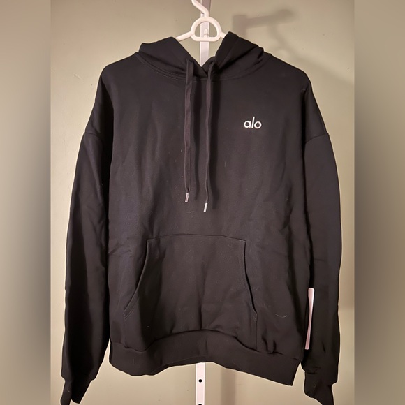 ALO Yoga Tops - ALO Yoga Accolade Hoodie in Black NWT